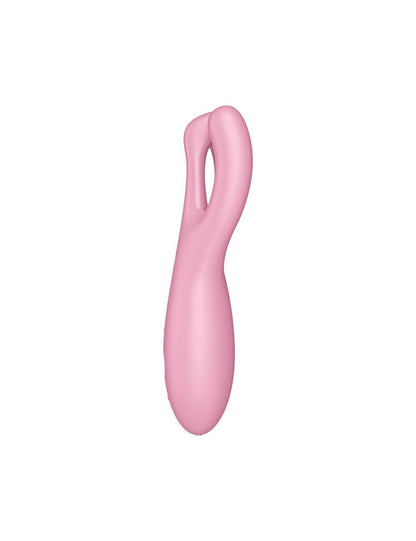 Кліторальний смарт-вібратор Satisfyer Threesome 4 Pink з трьома пальчиками