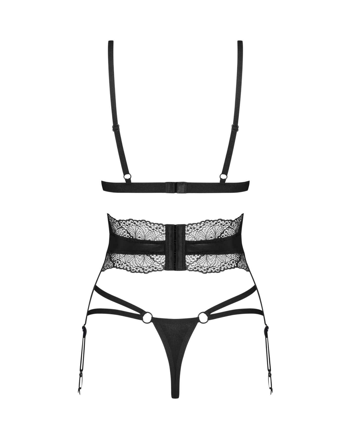 Комплект Obsessive Lobellis 3-pcs set XL/2XL