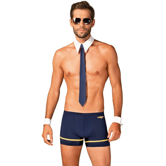 Чоловічий ігровий костюм Пілот Obsessive Pilotman set S/M