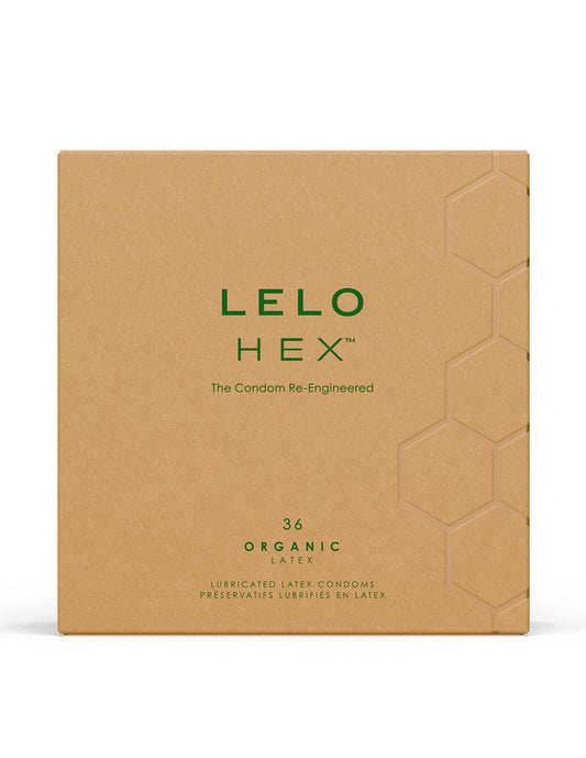 Презервативи LELO HEX Condoms Organic 36 Pack, тонкі та суперміцні