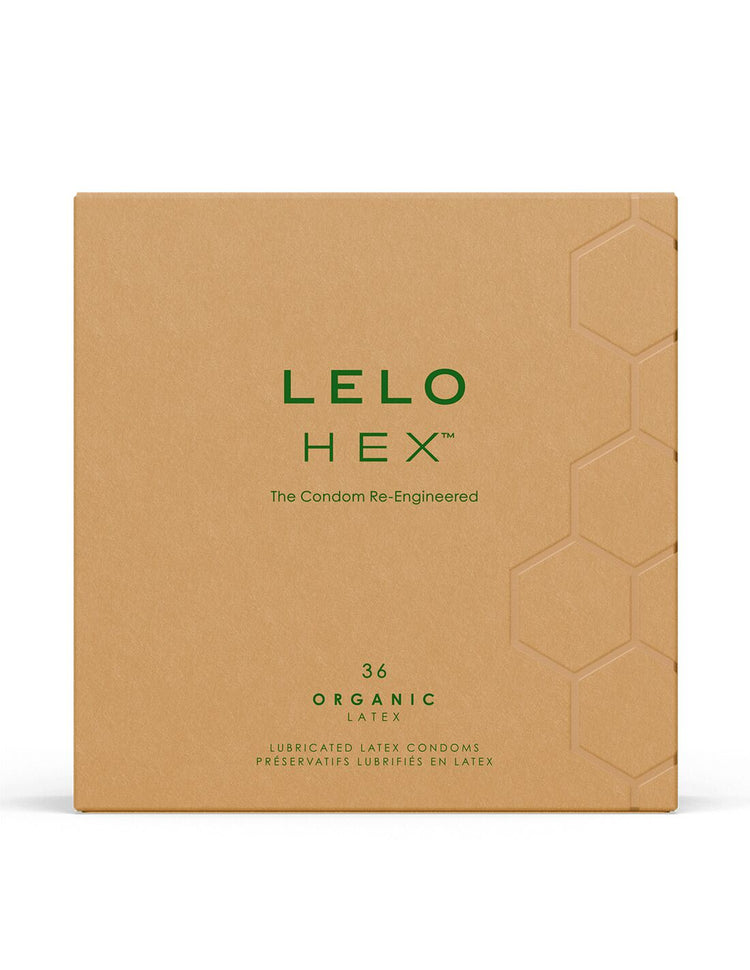 Презервативи LELO HEX Condoms Organic 36 Pack, тонкі та суперміцні