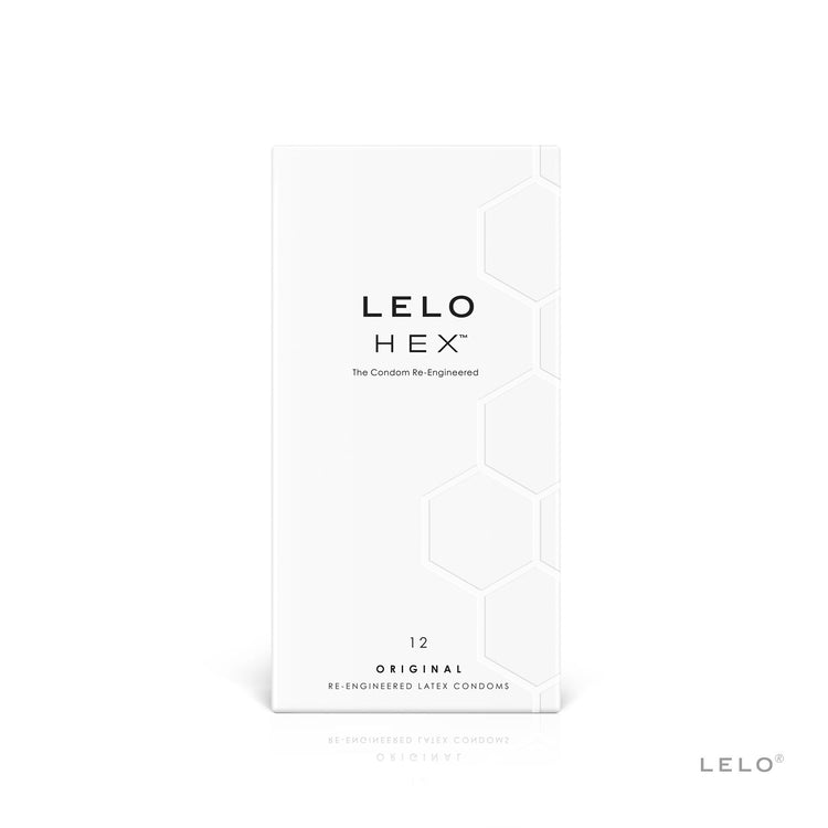 Презервативи LELO HEX Condoms Original 12 Pack, тонкі та суперміцні