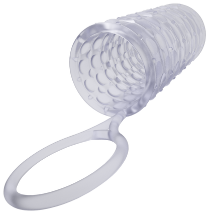 Насадка на член Dorcel Mr Reverse XL з кільцем для мошонки, стимулюючий рельєф