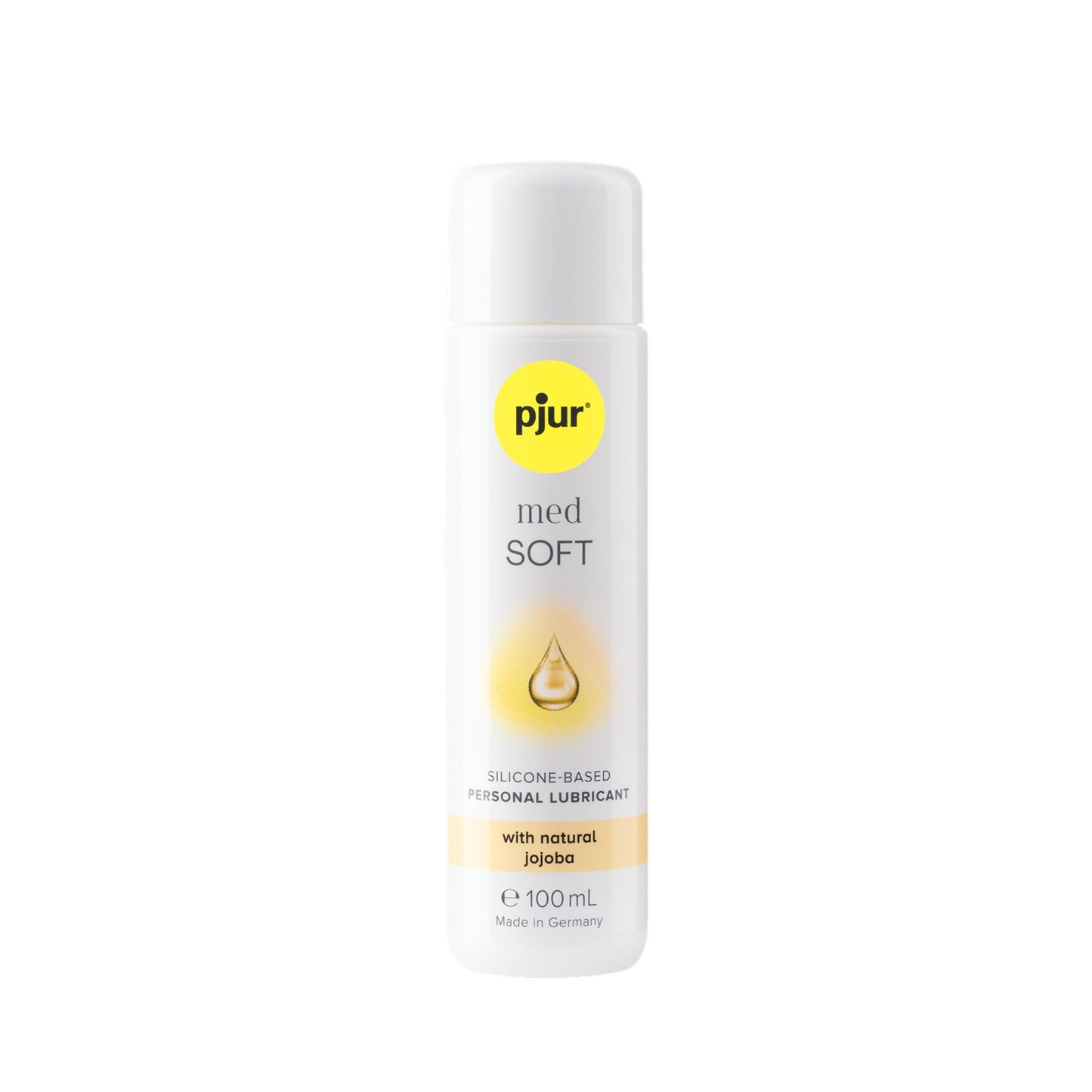 Силіконова змазка pjur MED Soft glide 100 мл з олією жожоба для дуже сухої та чутливої шкіри