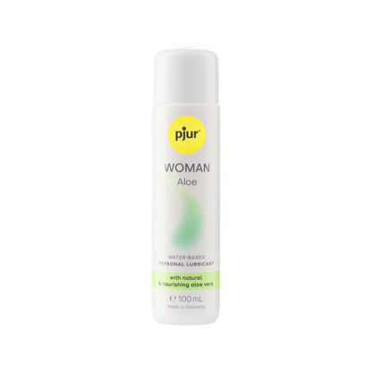 Лубрикант на водній основі pjur Woman Aloe 100 мл, з екстрактом алое, зволожувальний, без парабенів