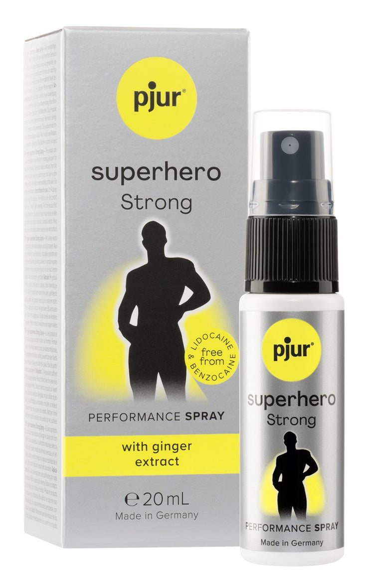 Спрей-пролонгатор pjur Superhero Performance Spray 20 мл, всотується в шкіру, природні компоненти