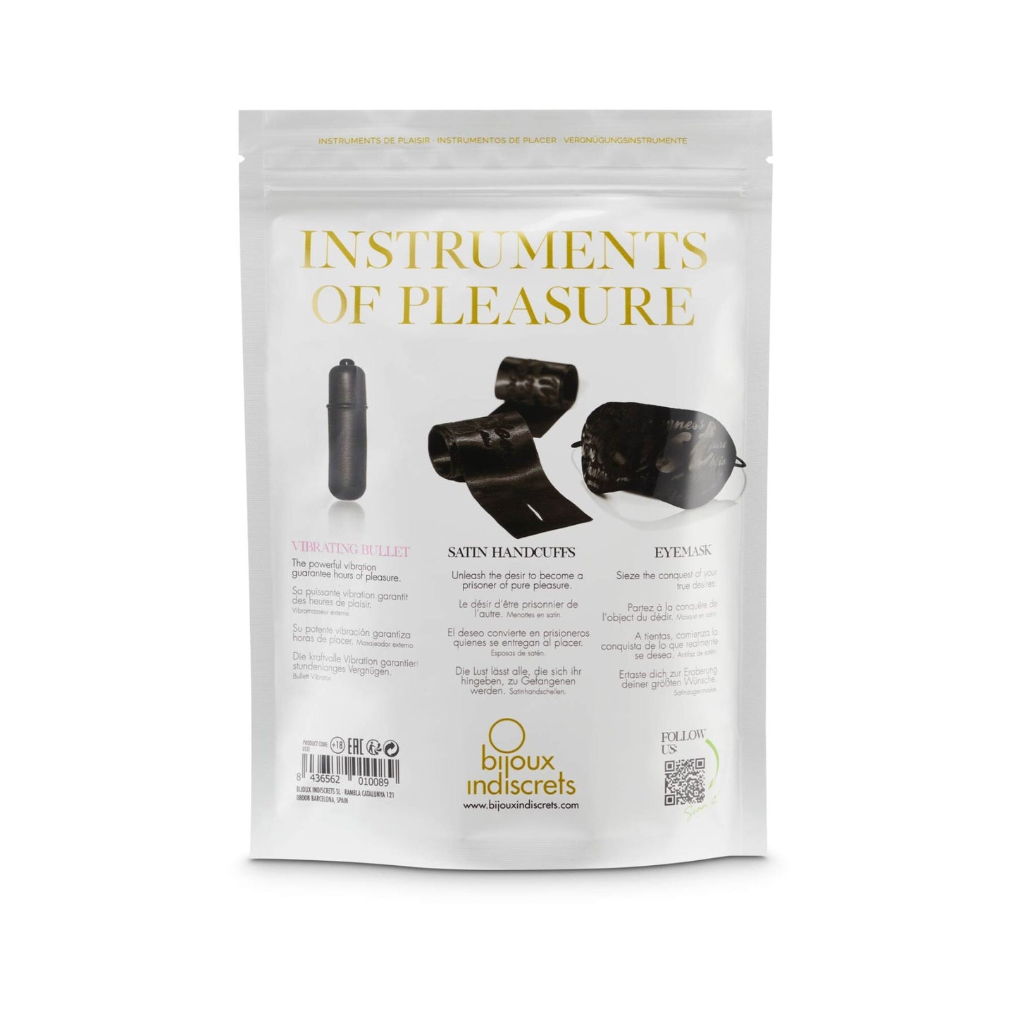 Набір для сексу Instruments of Pleasure рівень фіолетовий Bijoux Indiscrets