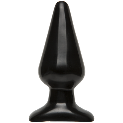 Анальна пробка Doc Johnson Smooth Classic Large - Black, макс. діаметр 5,7 см