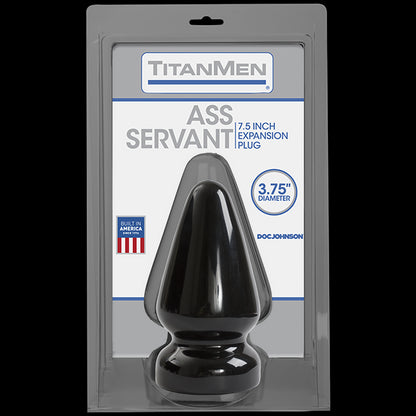 Пробка для фістингу Doc Johnson Titanmen Tools - Butt Plug 3.75 Inch Ass Servant, діаметр 9,4см