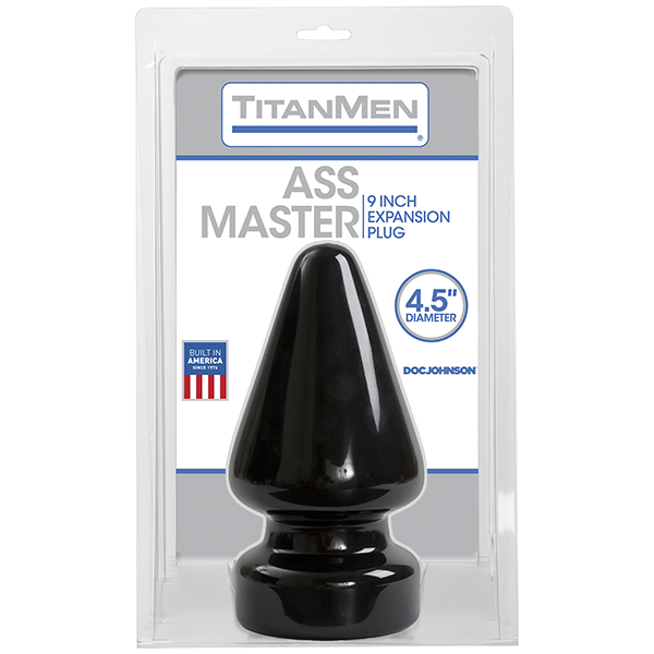Пробка для фістінгу Doc Johnson Titanmen Tools - Butt Plug - 4.5 Inch Ass Master, діаметр 11,7 см