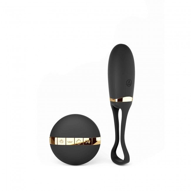 Віброяйце Dorcel Secret Delight Gold з пультом ДК, з турборежимом і голосовим керуванням