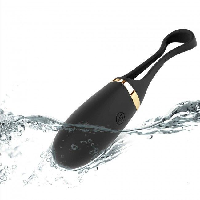 Віброяйце Dorcel Secret Delight Gold з пультом ДК, з турборежимом і голосовим керуванням