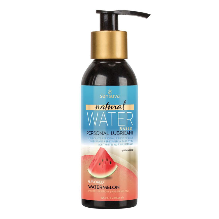 Змазка на водній основі Sensuva Natural Water-Based Watermelon (125мл) без гліцерину та парабенів