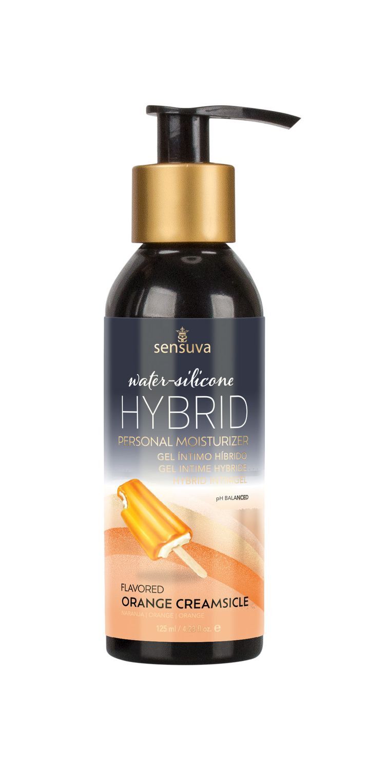 Змазка водно-силіконова Sensuva Hybrid Orange Creamsicle (125мл) без цукру, можна для оральних пестощів