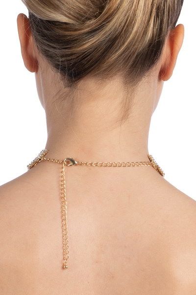 Кольє зі стразами Bijoux Pour Toi - Emma Gold