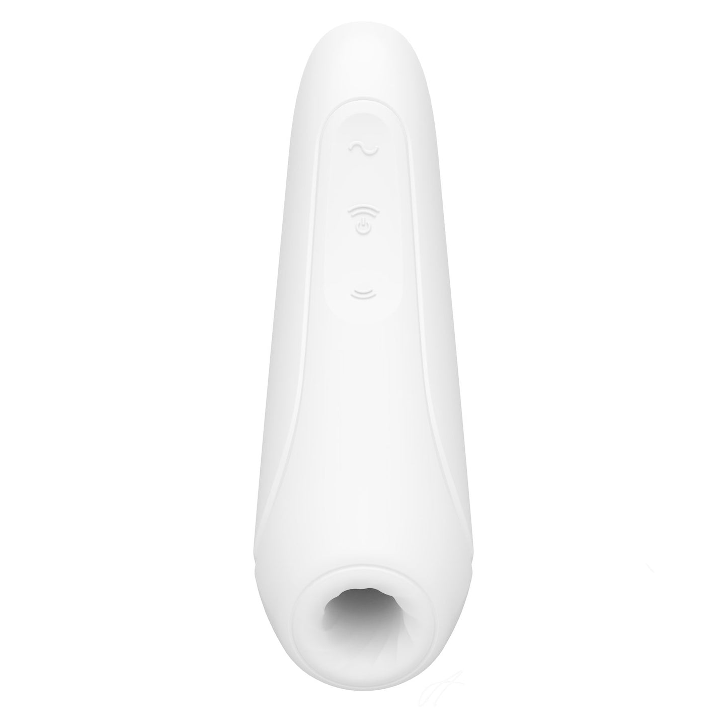 Вакуумний кліторальний стимулятор Satisfyer Curvy 1+ White з керуванням через інтернет