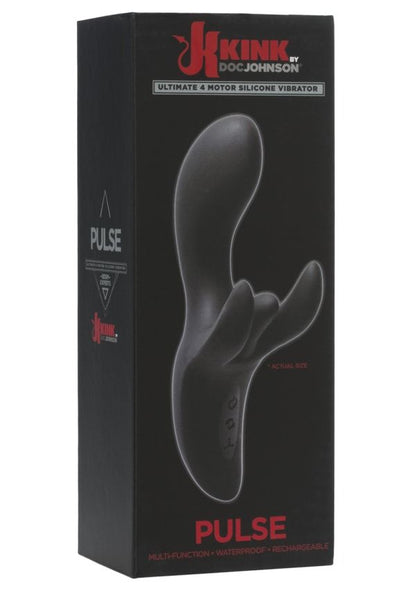 Вібратор-кролик Doc Johnson Kink - Pulse - Ultimate 4 Motor Silicone Vibrator