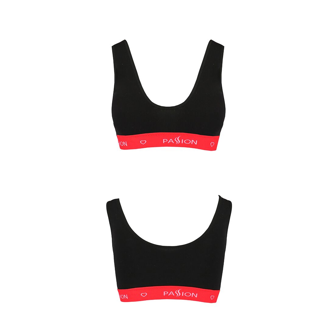 Спортивний топ на широких бретелях Passion PS003 TOP L, black