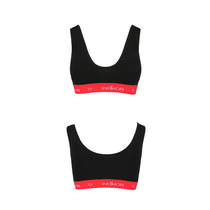 Спортивний топ на широких бретелях Passion PS003 TOP M, black