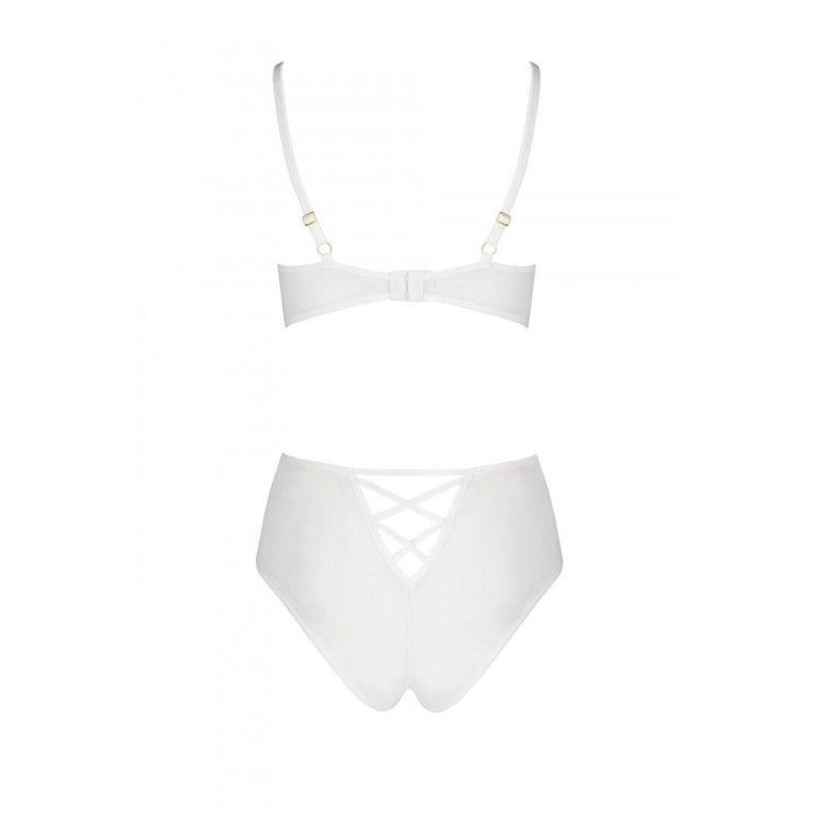 Еротичний комплект з малюнком Passion LOVELIA BIKINI L/XL, white