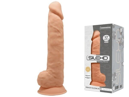 Фалоімітатор реалістичний SilexD Arnold Flesh (MODEL 5 size 10in), двошаровий, силікон+Silexpan, діа