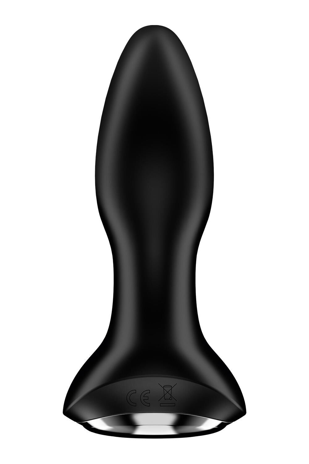 Анальна смарт-вібропробка із перлинним масажем Satisfyer Rotator Plug 2+ Black