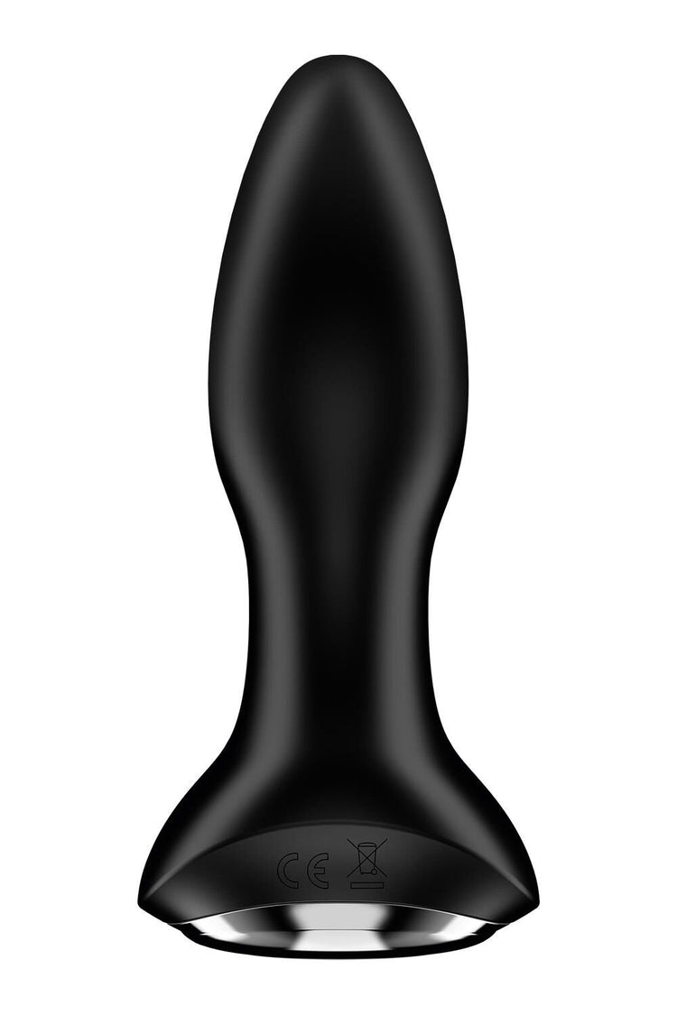 Анальна смарт-вібропробка із перлинним масажем Satisfyer Rotator Plug 2+ Black