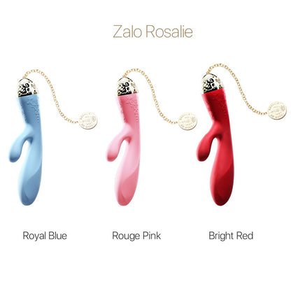 Смартвібратор-кролик Zalo — Rosalie Rouge Pink
