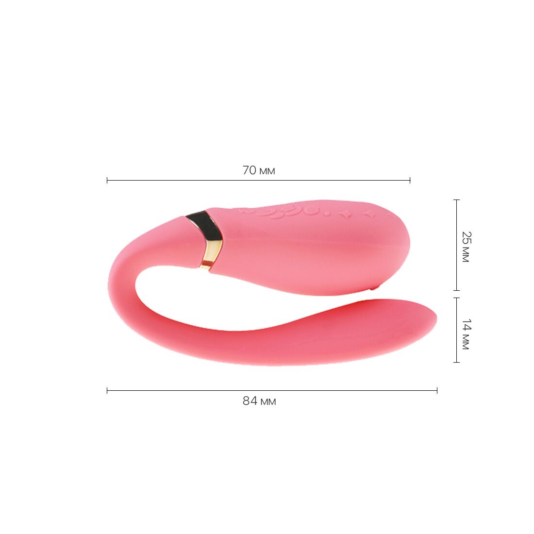 Смартвібратор для пар Zalo — Fanfan Rouge Pink