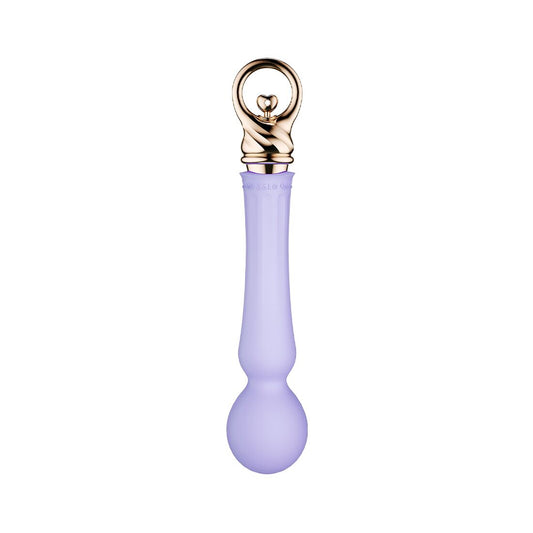 Вібромасажер із підігрівом Zalo Sweet Magic - Confidence Wand Fantasy Violet
