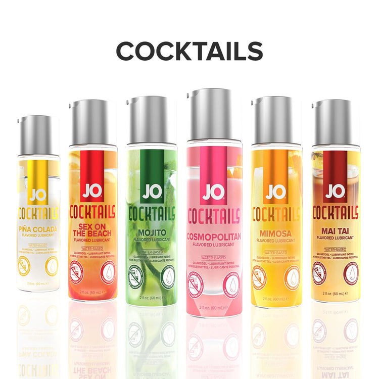 Лубрикант на водній основі JO Cocktails — Cosmopolitan без цукру, рослинний гліцерин (60 мл)
