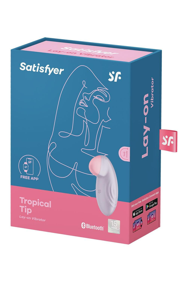 Смарт-вібратор для клітора Satisfyer Tropical Tip Light Lilac