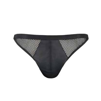 Чоловічі відкриті сліпи Passion 034 OPEN LUKE XXL/XXXL Black, екошкіра