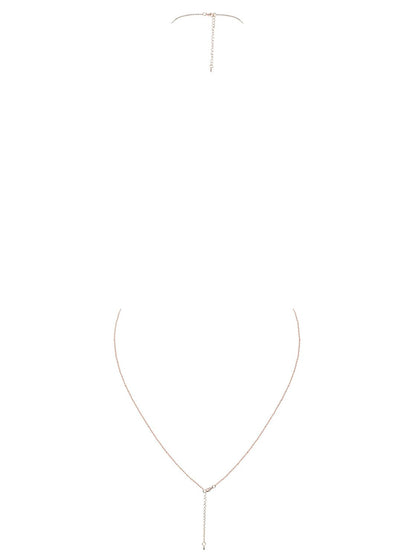 Ланцюжок для бюста з кулоном-совою Obsessive Bijou 901