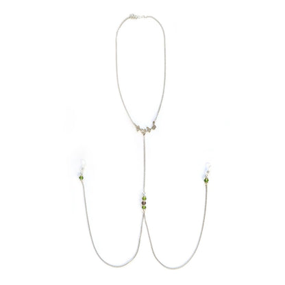 Прикраса з ланцюжками та намистинами для сосків Art of Sex – Silvestra