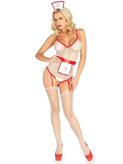 Костюм медсестри Leg Avenue Roleplay TLC Nurse One size White