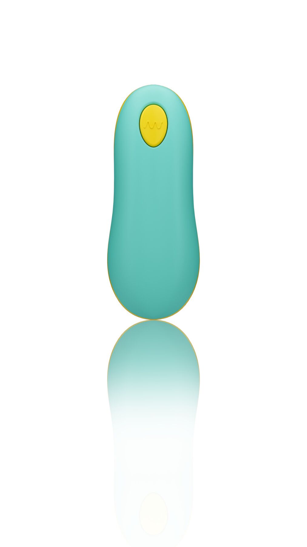 Віброяйце для точки G з пультом керування Romp Cello Light Teal, водонепроникне