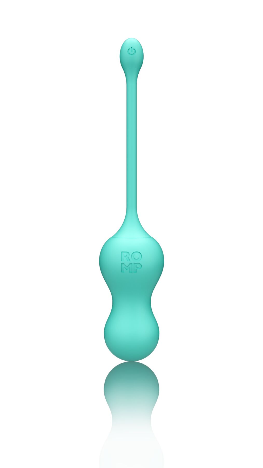 Віброяйце для точки G з пультом керування Romp Cello Light Teal, водонепроникне