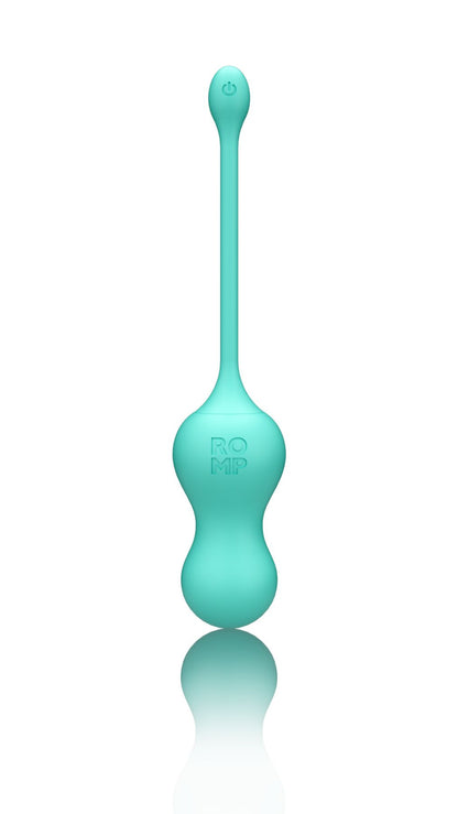 Віброяйце для точки G з пультом керування Romp Cello Light Teal, водонепроникне