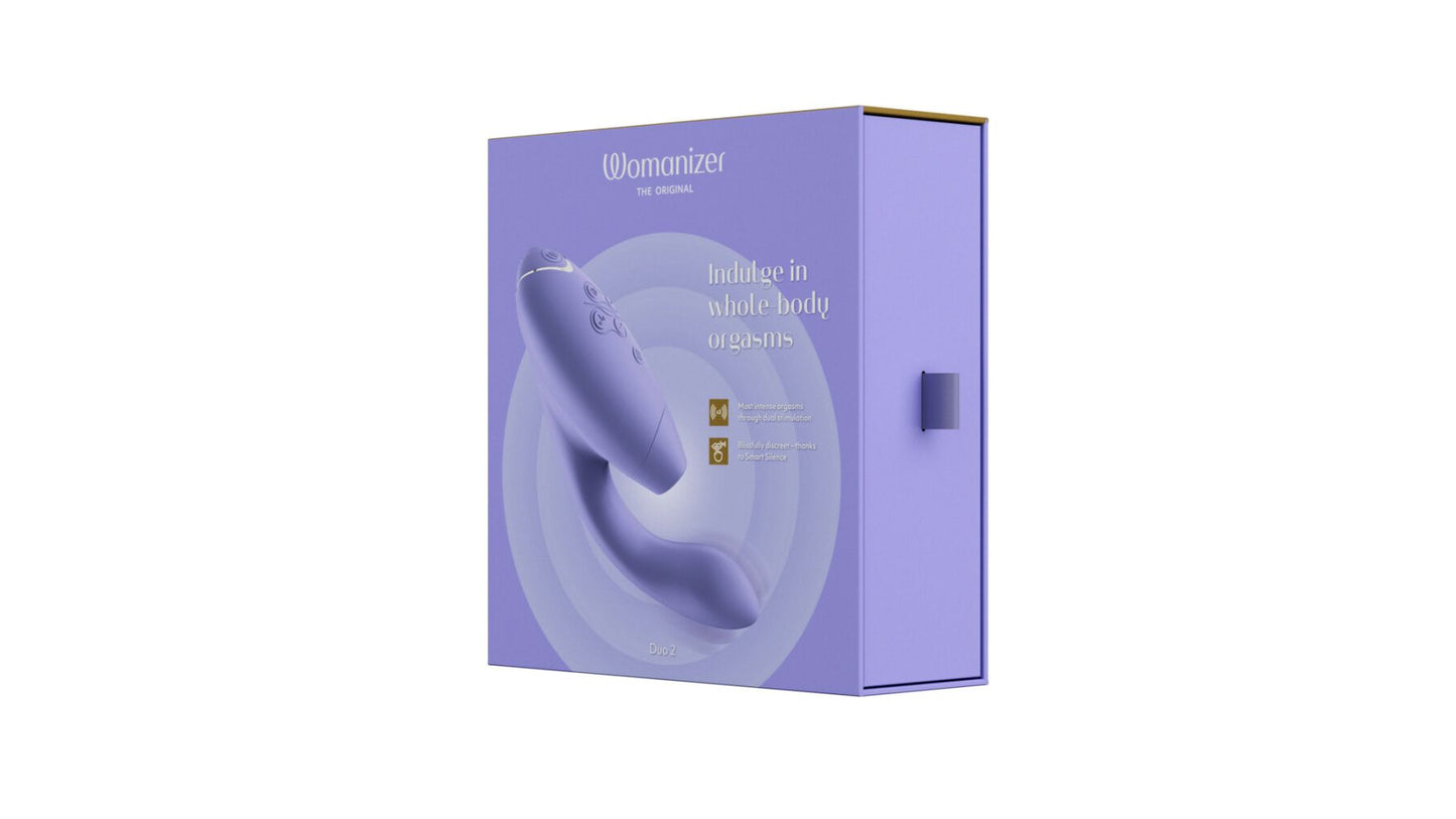 Інноваційний безконтактний вібратор-стимулятор Womanizer Duo 2 Lilac