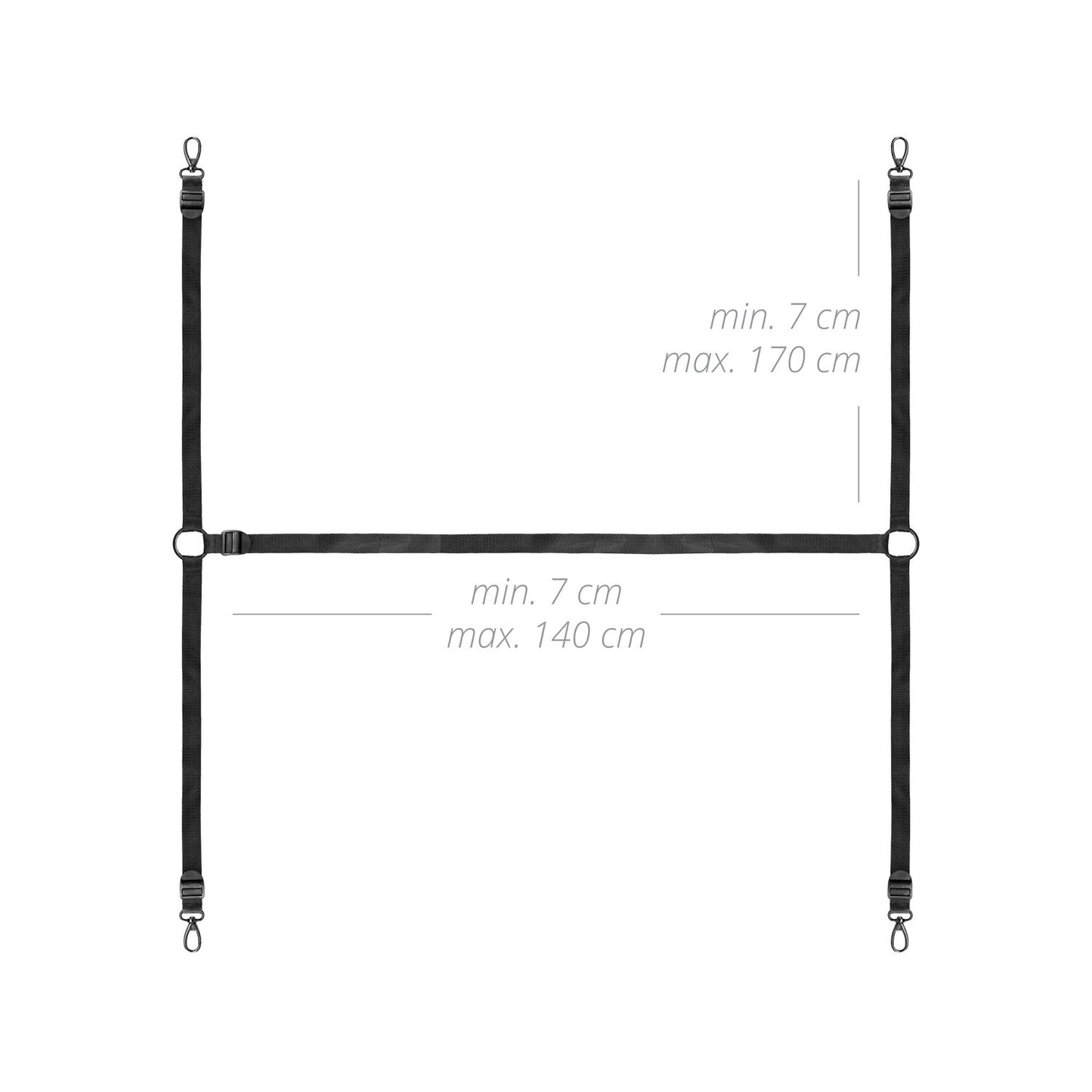 Фіксатор на ліжко з наручниками та поножами Bedroom Fantasies: Under the bed Restraint Bondage Set