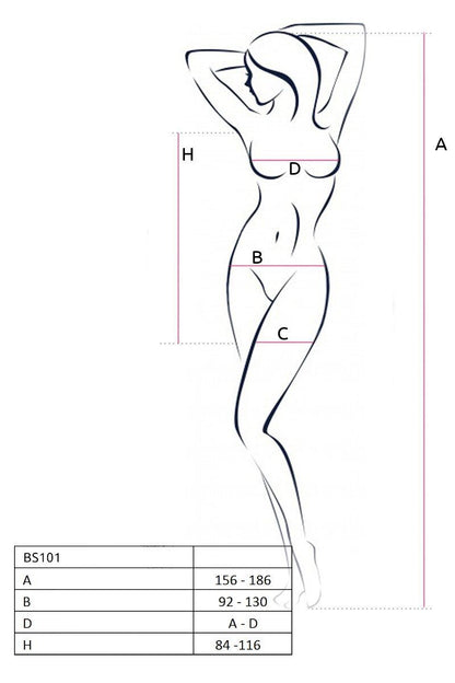 Напівпрозора мінісукня Passion BS101 One Size, white, рукава-мітенки