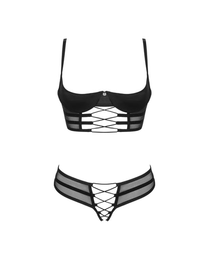 Комплект Obsessive Roxelia 2-pcs crotchless set XL/2XL