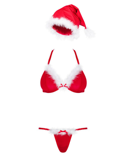 Комплект Obsessive Santastic 3-pcs set S/M