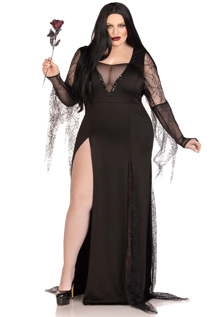 Костюм Мортіші Аддамс Leg Avenue Sexy Spooky Morticia 3X–4X