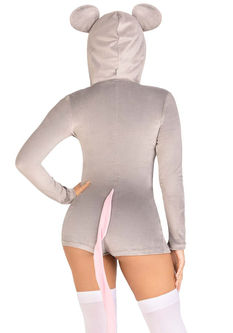 Комбінезон-костюм миші Leg Avenue Comfy Mouse XS, з капюшоном