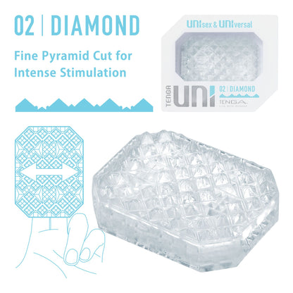 Мастурбатор Tenga UNI Diamond