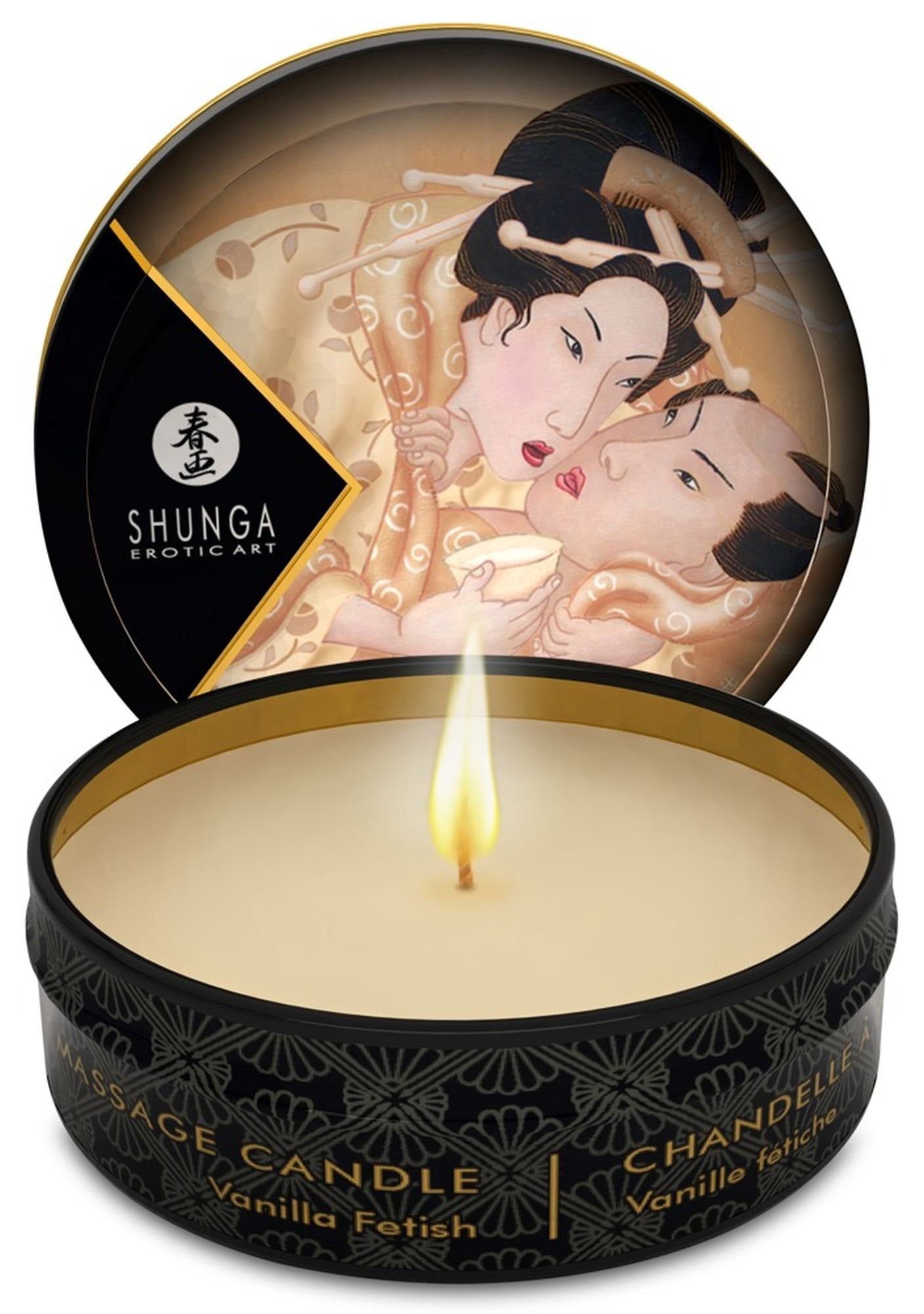 Свічка для масажу Shunga Desire Massage Candle Vanilla з ароматом ванілі, 30 мл