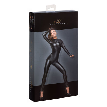 Комбінезон Noir Handmade F162 Powerwetlook overall with leash and two-way zipper - 3XL