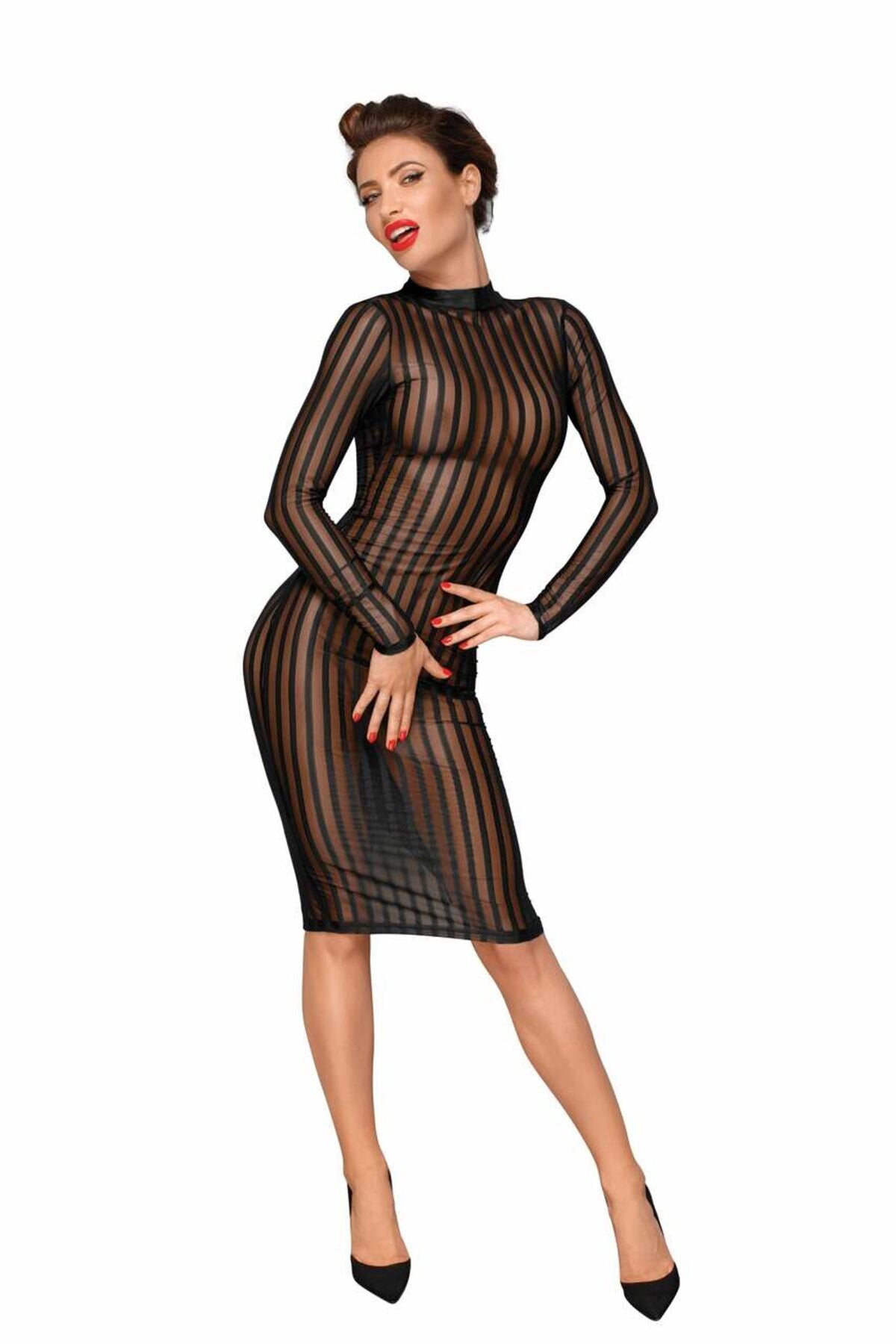 Сукня Noir Handmade F182 Classic dress made of elastic tulle - S